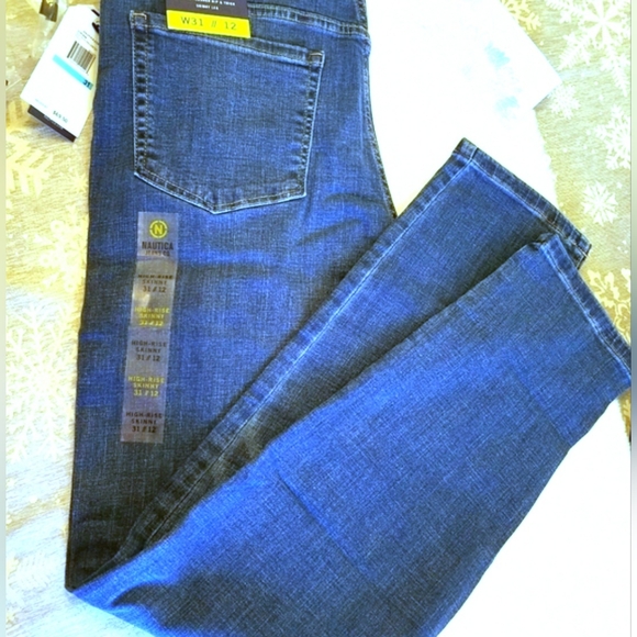Jeans Nautica Jeans Hi Rise STRETCH Skinny Jeans W31 /12 - Picture 2 of 15